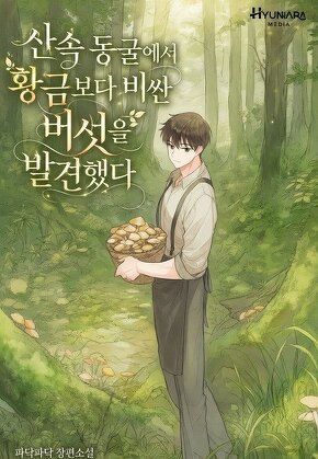 산속 동굴에서 황금보다 비싼 버섯을 발견했다